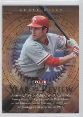 2007 Fleer - Year in Review #YR-CU - Chase Utley