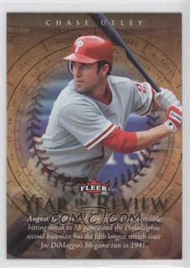 2007 Fleer - Year in Review #YR-CU - Chase Utley