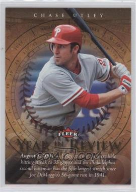 2007 Fleer - Year in Review #YR-CU - Chase Utley