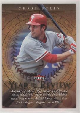 2007 Fleer - Year in Review #YR-CU - Chase Utley