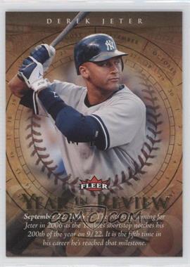 2007 Fleer - Year in Review #YR-DJ - Derek Jeter