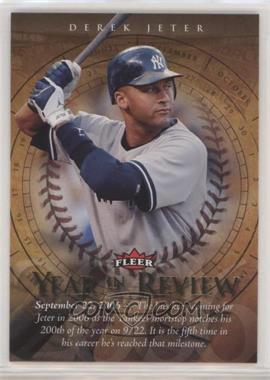 2007 Fleer - Year in Review #YR-DJ - Derek Jeter