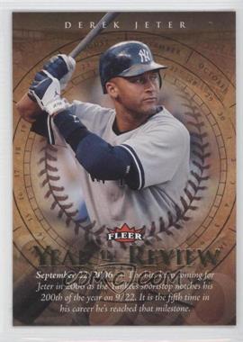 2007 Fleer - Year in Review #YR-DJ - Derek Jeter