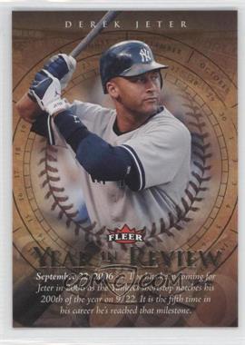 2007 Fleer - Year in Review #YR-DJ - Derek Jeter