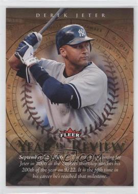 2007 Fleer - Year in Review #YR-DJ - Derek Jeter