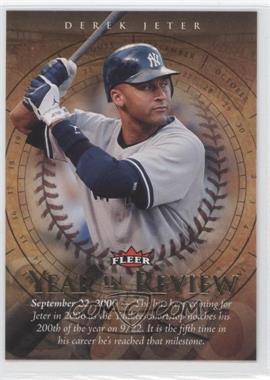 2007 Fleer - Year in Review #YR-DJ - Derek Jeter