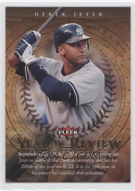 2007 Fleer - Year in Review #YR-DJ - Derek Jeter