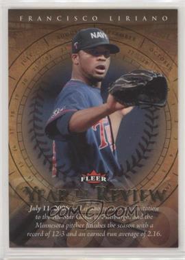 2007 Fleer - Year in Review #YR-FL - Francisco Liriano