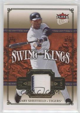 2007 Fleer Ultra - Swing Kings - Materials #SK-GS - Gary Sheffield