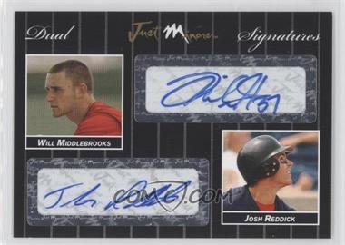 2007 Just Minors - Dual Signatures - Black #DSS07.191 - Josh Reddick, Will Middlebrooks /2