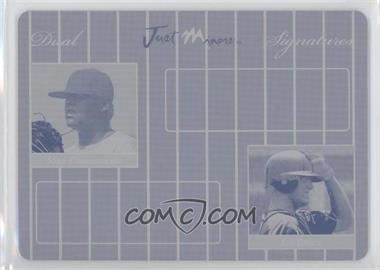2007 Just Minors - Dual Signatures - Press Plate Yellow #DSS07.118 - Joba Chamberlain, Jay Bruce /1