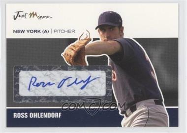 2007 Just Minors - Just Autographs - Black Autographs #JA-34 - Ross Ohlendorf /25