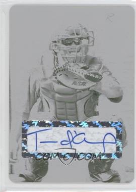 2007 Just Minors - Just Rookies - Press Plate Black Autographs #JR-18 - Travis d'Arnaud /1