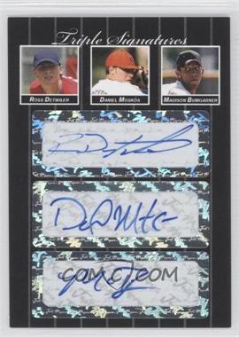 2007 Just Minors - Triple Signatures - Black #TSB07.079 - Ross Detwiler, Daniel Moskos, Madison Bumgarner /3