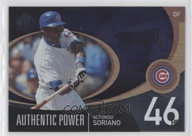2007 SP Authentic - Authentic Power #AP-4 - Alfonso Soriano [EX to NM]