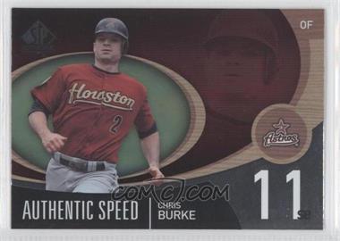 2007 SP Authentic - Authentic Speed #AS-12 - Chris Burke