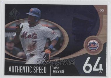 2007 SP Authentic - Authentic Speed #AS-30 - Jose Reyes