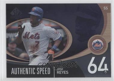 2007 SP Authentic - Authentic Speed #AS-30 - Jose Reyes