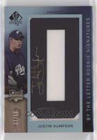By the Letter Rookie Signatures - Justin Hampson (Letter O 50) #/50