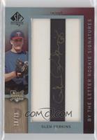 By the Letter Rookie Signatures - Glen Perkins (Letter I) #/75