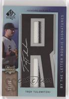 By the Letter Rookie Signatures - Troy Tulowitzki (Letter R) #/20