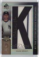 By the Letter Rookie Signatures - Chase Wright (Letter K) #/75