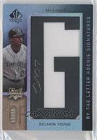 By the Letter Rookie Signatures - Delmon Young (Letter G) #/20