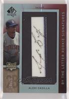By the Letter Rookie Signatures - Alexi Casilla (Letter O) #/75