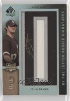 By the Letter Rookie Signatures - John Danks (Letter D) #/75