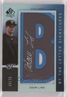 Adam Lind (Letter B) #/75