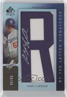 Andy LaRoche (Letter R Numbered to 60) #/60