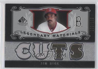 2007 SP Legendary Cuts - Legendary Materials - Dual #LM-JR1 - Jim Rice /125