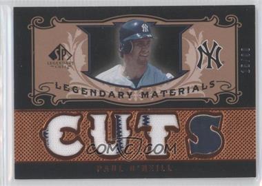 2007 SP Legendary Cuts - Legendary Materials - Triple #LM-PO - Paul O'Neill /99