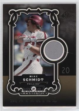 2007 SP Legendary Cuts - Masterful Material #MM-MS - Mike Schmidt [Good to VG‑EX]