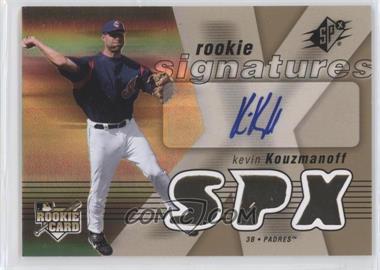 2007 SPx - [Base] #108 - Rookie Signatures - Kevin Kouzmanoff