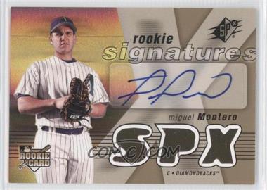 2007 SPx - [Base] #116 - Rookie Signatures - Miguel Montero