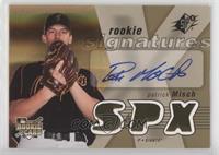 Rookie Signatures - Patrick Misch