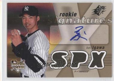 2007 SPx - [Base] #127 - Rookie Signatures - Kei Igawa