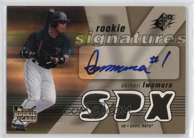 2007 SPx - [Base] #135 - Rookie Signatures - Akinori Iwamura