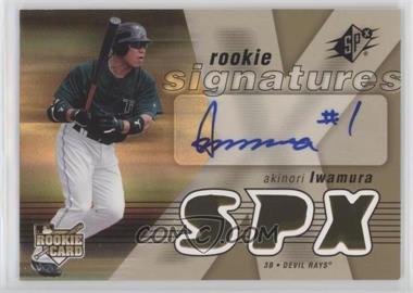 2007 SPx - [Base] #135 - Rookie Signatures - Akinori Iwamura