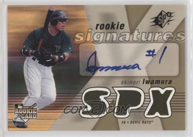 2007 SPx - [Base] #135 - Rookie Signatures - Akinori Iwamura
