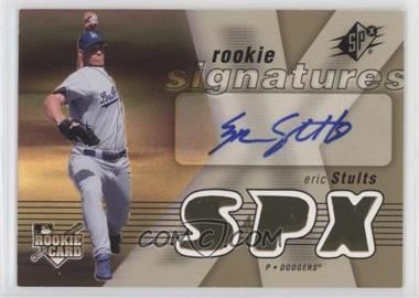 2007 SPx - [Base] #145 - Rookie Signatures - Eric Stults