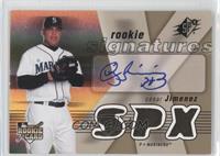 Rookie Signatures - Cesar Jimenez