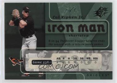 2007 SPx - Iron Man - Green #IM81 - Cal Ripken Jr. /1