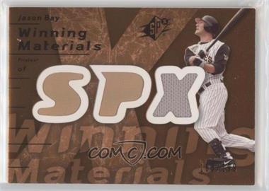 2007 SPx - Winning Materials - Bronze #WM-JB - Jason Bay /199