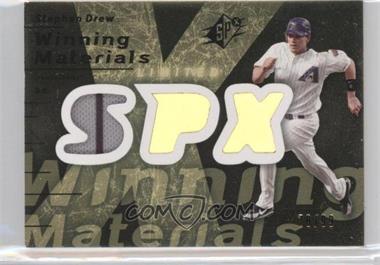 2007 SPx - Winning Materials - Limited Gold #WM-SD - Stephen Drew /99