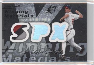 2007 SPx - Winning Materials - Limited Silver Patches #WM-SM - John Smoltz /99