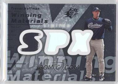 2007 SPx - Winning Materials - Limited Silver Patches #WM-TH - Trevor Hoffman /99