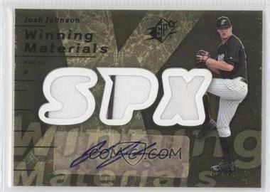 2007 SPx - Winning Materials - Triple Gold Autographs #WM-JJ - Josh Johnson /35