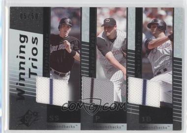 2007 SPx - Winning Trios - Silver #WT-39 - Stephen Drew, Conor Jackson, Brandon Webb /50